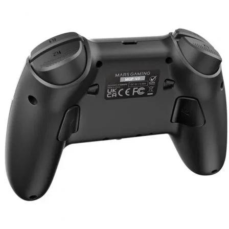 Mars Gaming MGPV3 Pro Mando Inalámbrico para PC, Switch, Android, iOS - 2.4G/Bluetooth, Joystick Hall, RGB, Vibración, Gyro, App, Negro